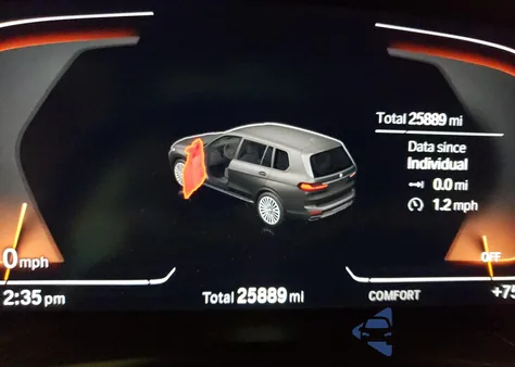 2022 BMW X7 xDrive40I из США, поврежденный, VIN 5UXCW2C02N9L06010